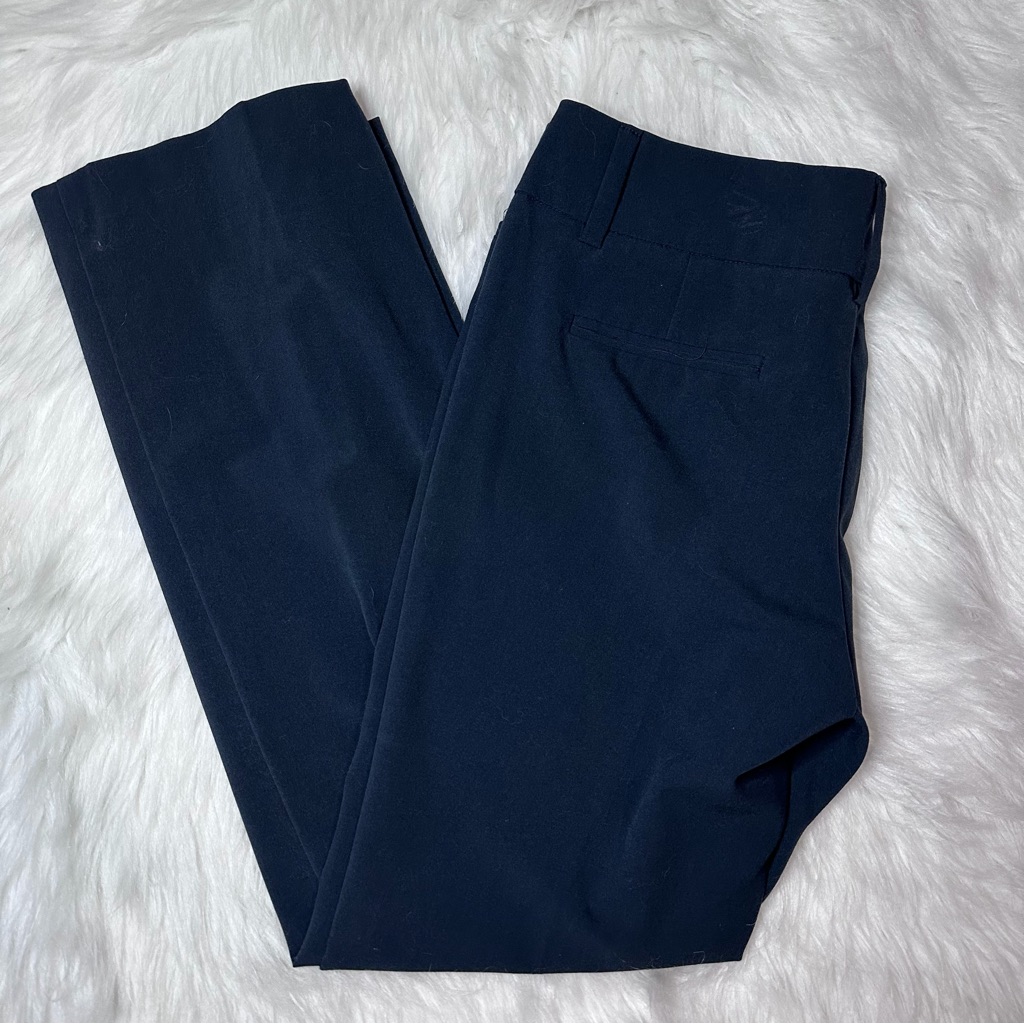 Ab Studio Navy Blue Dress Pants